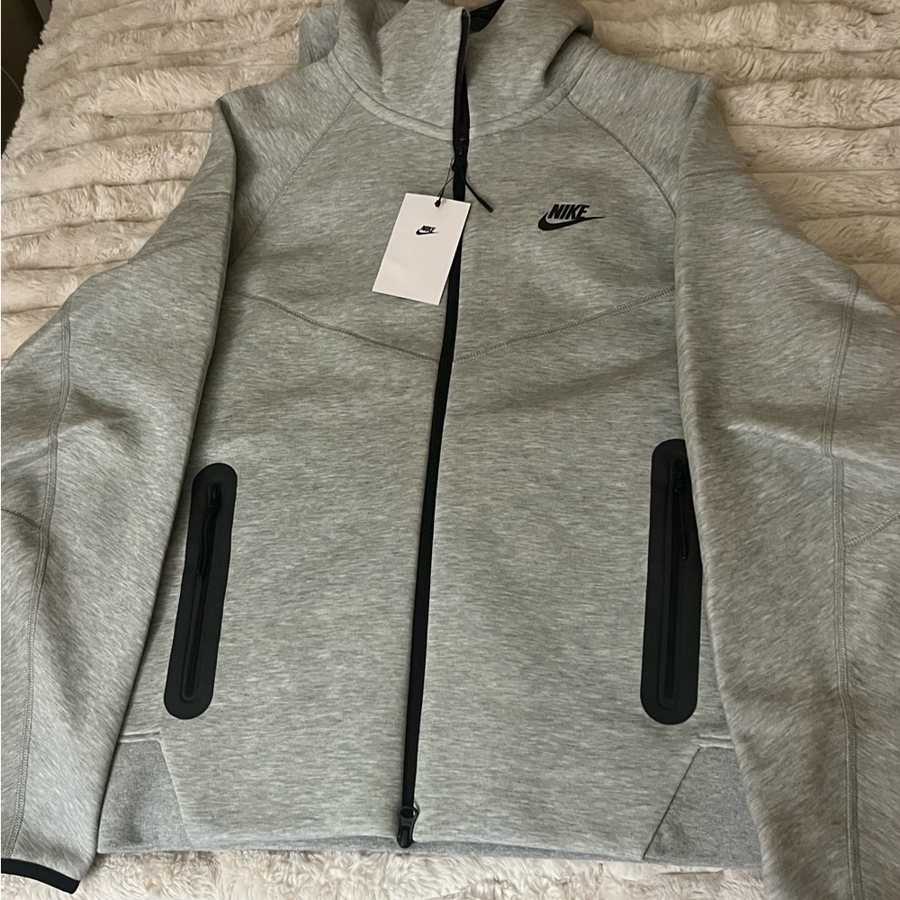Nike Gray Full-Zip Hoodie